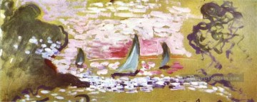 Les voiliers abstrait fauvisme Henri Matisse Peinture à l'huile